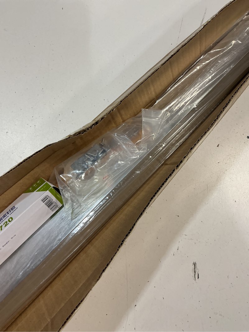 Condition photo showing New/Like New for 30" slide-in range rear filler kit w10113901a, stove gap universal triangular filler strip, top trim kit between stove and wall for whirlpool & most brand, durable aluminum silver