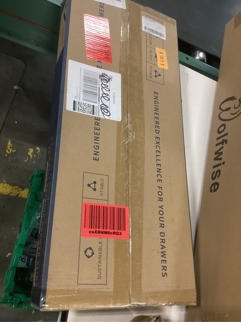 Condition photo showing New/Like New for LONTAN 1 Pair Heavy Duty Soft Close Drawer Slides 22 inch Ball Bearing Full Extension Drawer Glides Cabinet Rails 100 LB Capacity Soft Close 1 Pair