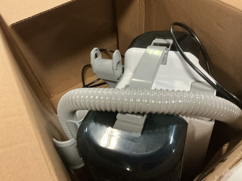 Condition photo showing As Is for 450w shampooer portable for couch rug sofa car seat furniture fabric wet vacuum spot handheld small water aspiradora white