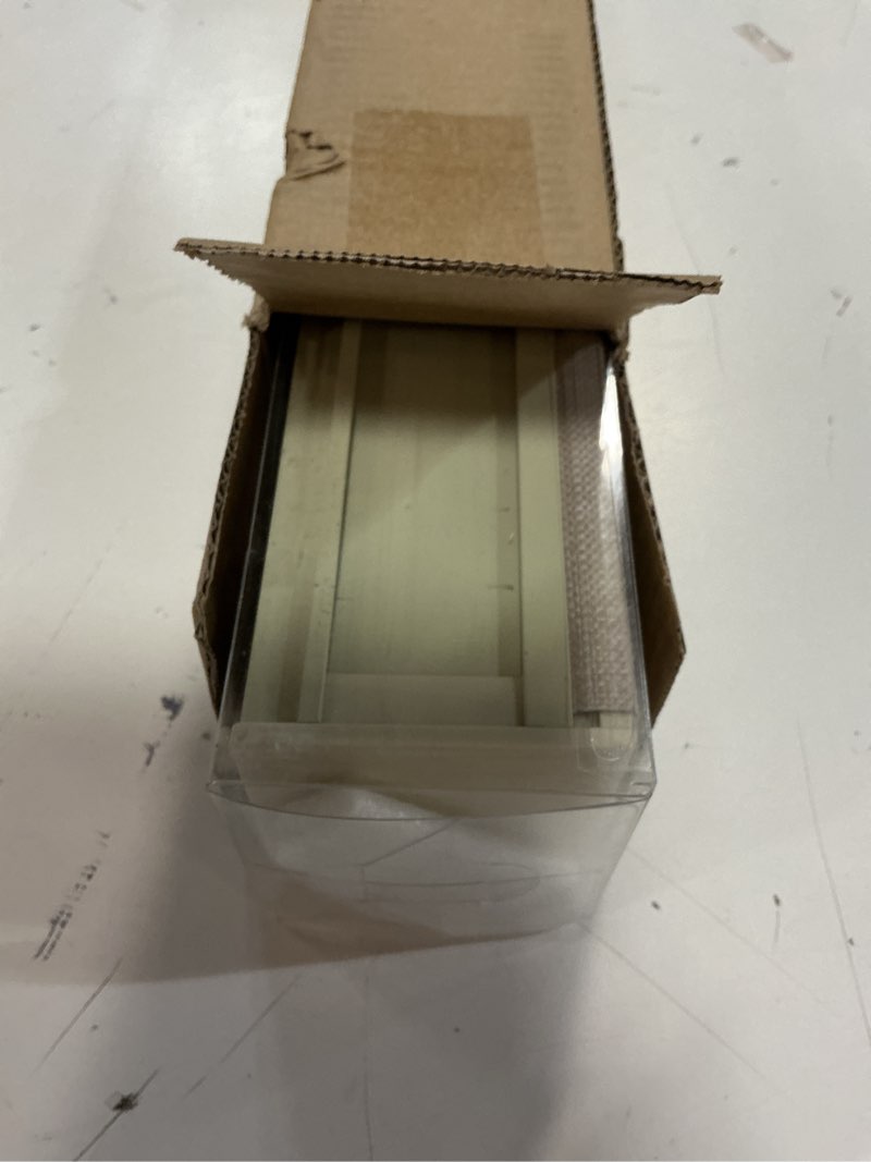 Condition photo showing Good Condition for black out shades cordless blinds for bedroom windows free-stop thermal insulated 100% blackout linen roller shades blinds for bedroom living dining room, greyish beige taupe burlywood birch 30"wx72"h burlywood birch 30"w x 72"h