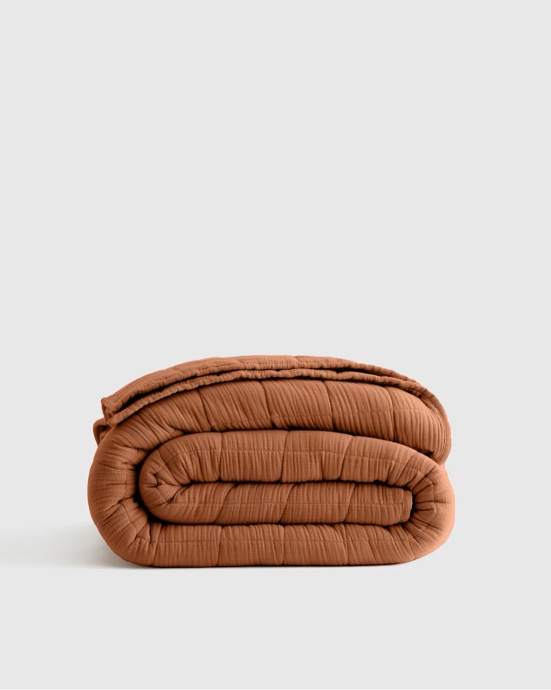 organic airy gauze box quilt, king,