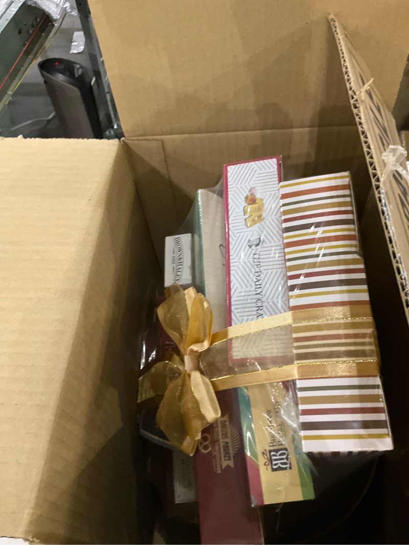 Condition photo showing New/Like New for Broadway Basketeers Sympathy Gift Basket Deluxe, Condolences Gifts for Loss, Bereavement or Kosher Shiva, Food Care Package for Delivery With Snacks & Sweets