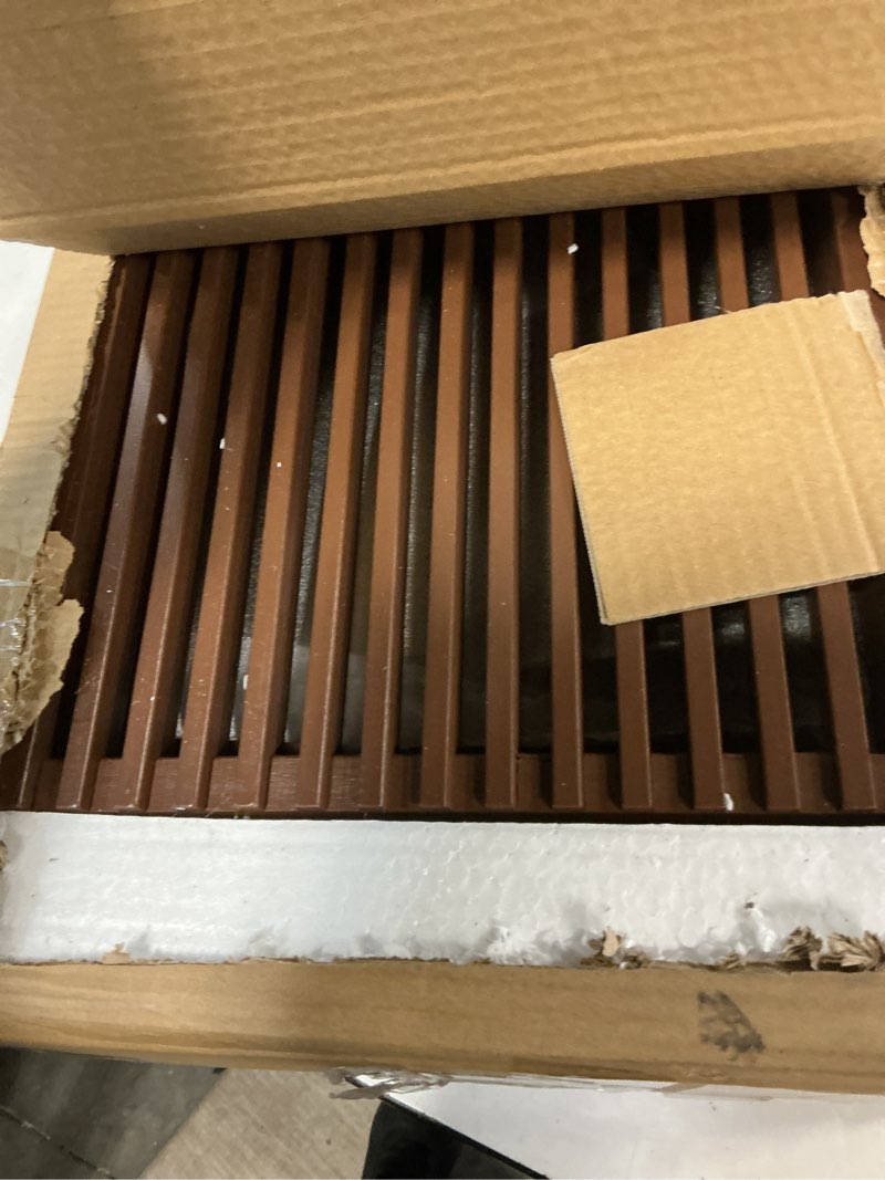 Condition photo showing Good Condition for bamboo dining bench, 35 inch farmhouse decor indoor kitchen table bench, entryway shoe rack bench, outdoor bench, solid bamboo benches for living room, hallway, bedroom, bathroom (walnut, long) long walnut