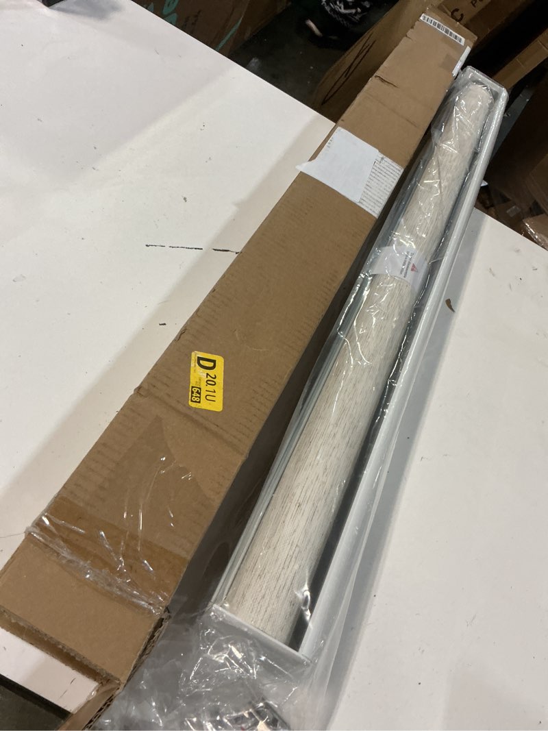 Condition photo showing New/Like New for persilux free-stop cordless window blinds light filtering roller shades for windows (cream 34" w x 64" h) natural woven fabric uv protection thermal insulation roller blinds for windows, home, door 34"w x 64"h cream (light filtering)