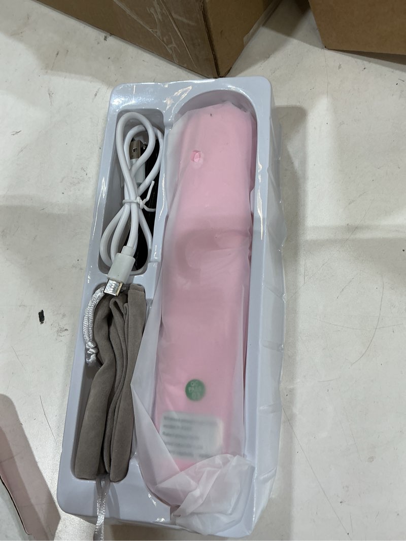 Condition photo showing Good Condition for 2026 upgraded go brush - pro for short hair - cordless straightening brush with fast heat, 3 temperature settings, ionic & ceramic care, usb-c rechargeable for frizz-free styling (pink)