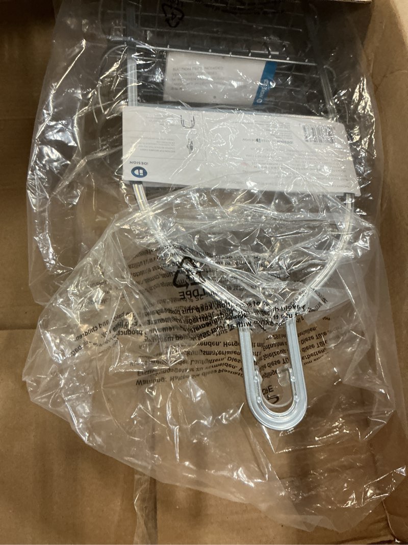 Condition photo showing New/Like New for iDesign Metal Extra-Wide Hanging Shower Caddy, The York Collection – 10" x 4" x 22", Silver Silver 1