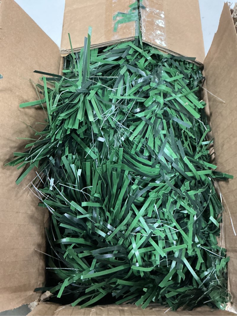 Condition photo showing As Is for 5FT Fiber Optic Green Christmas Tree Artificial Tree with Stand,Pre-lit Full Xmas Tree with Top Star Perfect for Indoor Holiday Decoration 5ft Green