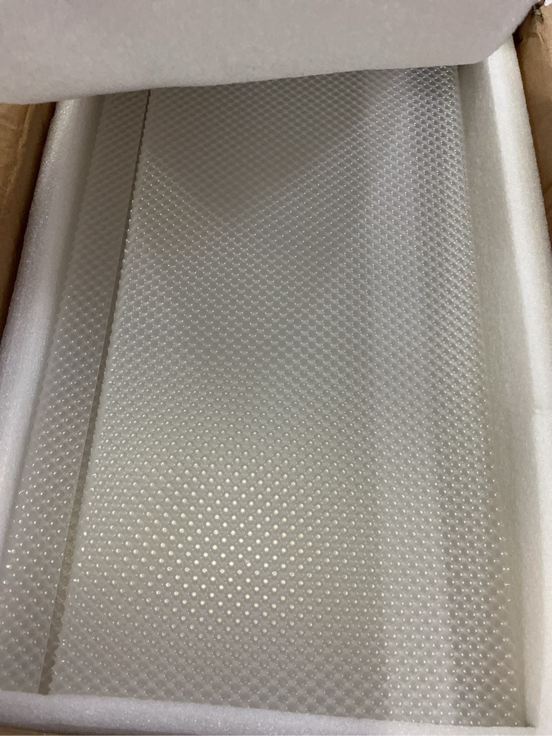 Condition photo showing Good Condition for beeveer 4 pcs 48 inch fluorescent light fixture covers replacement wrap around light cover 4ft two bulb replacement lens transparent square lenses for 4ft led ceiling, home kitchen room
