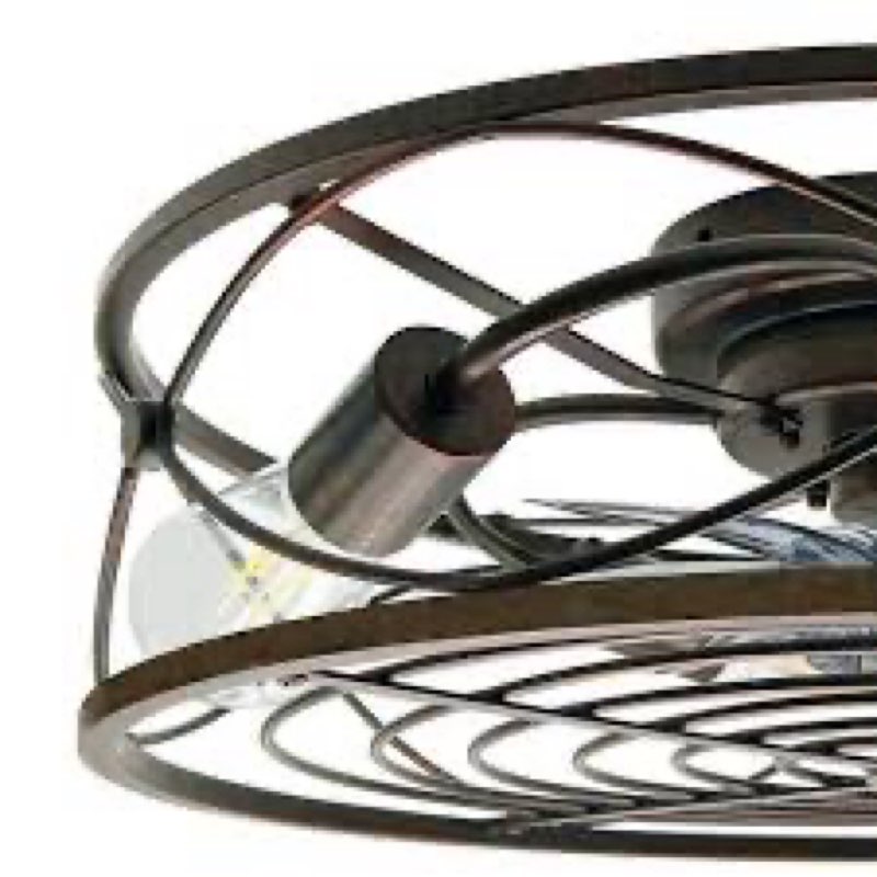 Similar Black caged ceiling fan