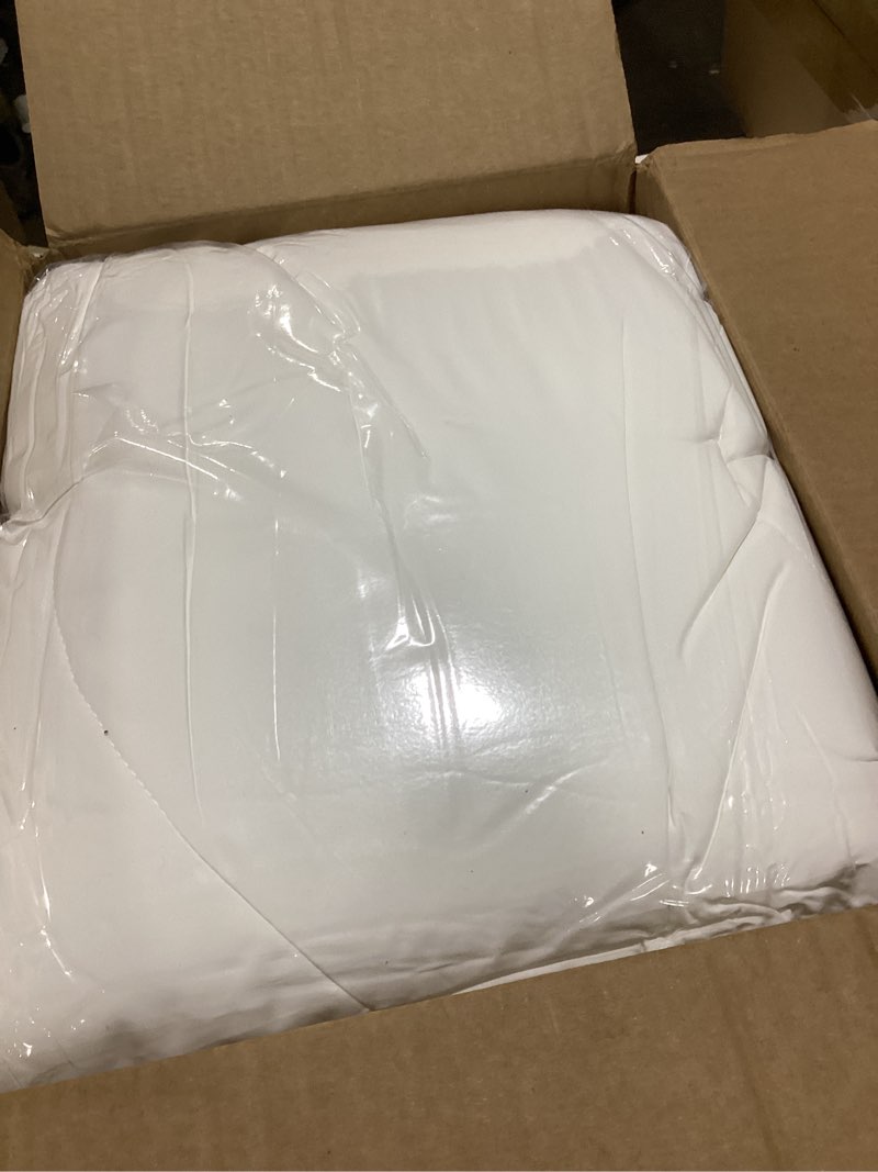 Condition photo showing As Is for cooling comforter king/cal king size - cooling blanket for hot sleepers and night sweats - summer comforter for king/cal king size beds - soft, breathable cold blanket for sleeping - 104x90 (white) 01 - white king / cali king (106"x90")