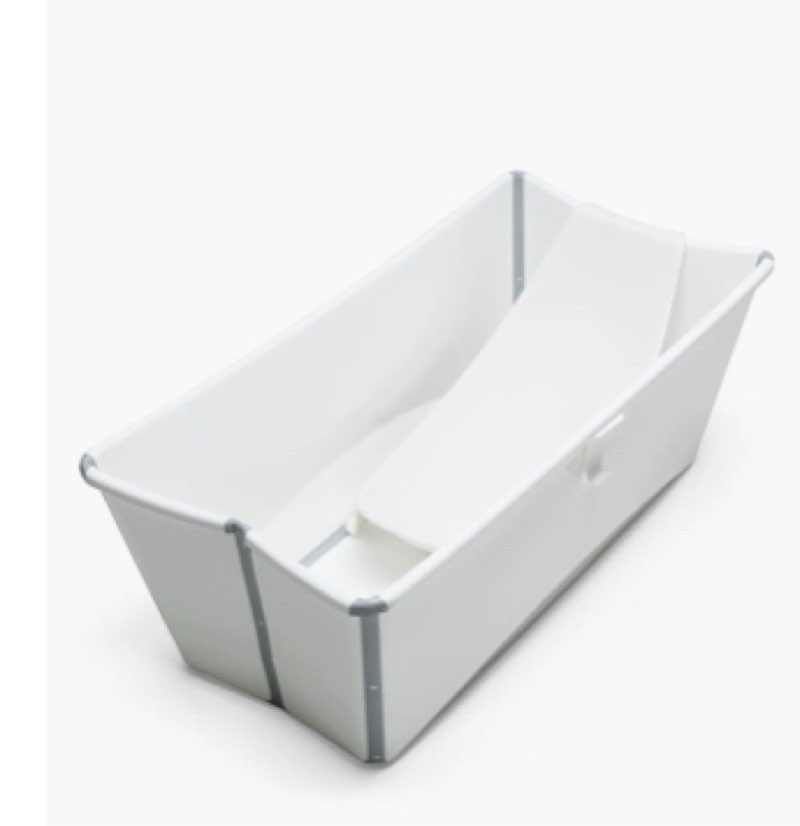 Flexi Bath® Foldable Baby Bath Tub with Temperature Plug & Infant Insert