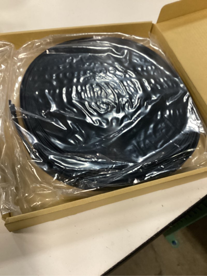 Condition photo showing New/Like New for 3/4" rv vinyl trim molding insert black for rv camper travel trailer screw cover gutter corner channel outside seam roof edge track heavy duty trim(100 ft)