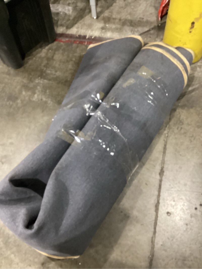 Condition photo showing As Is for Origin 21 Celestial Aura Polyester Sahara Mink Rectangular Indoor Area Rug is a 100% polyester, 8 ft x 10 ft rug