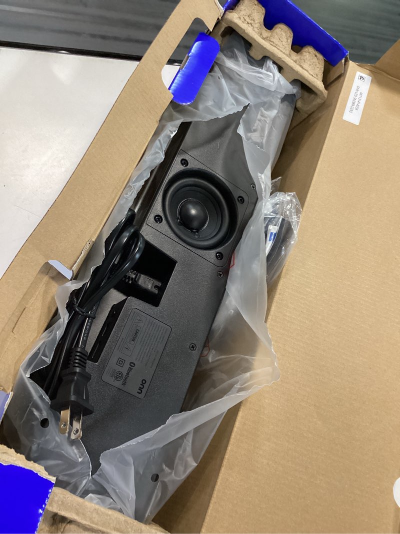 Condition photo showing Good Condition for onn 20 inch bluetooth 2.1 channel soundbar with multi-color led lighting, black