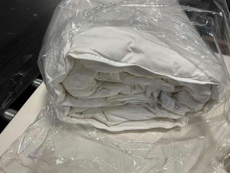 Condition photo showing As Is for down comforter