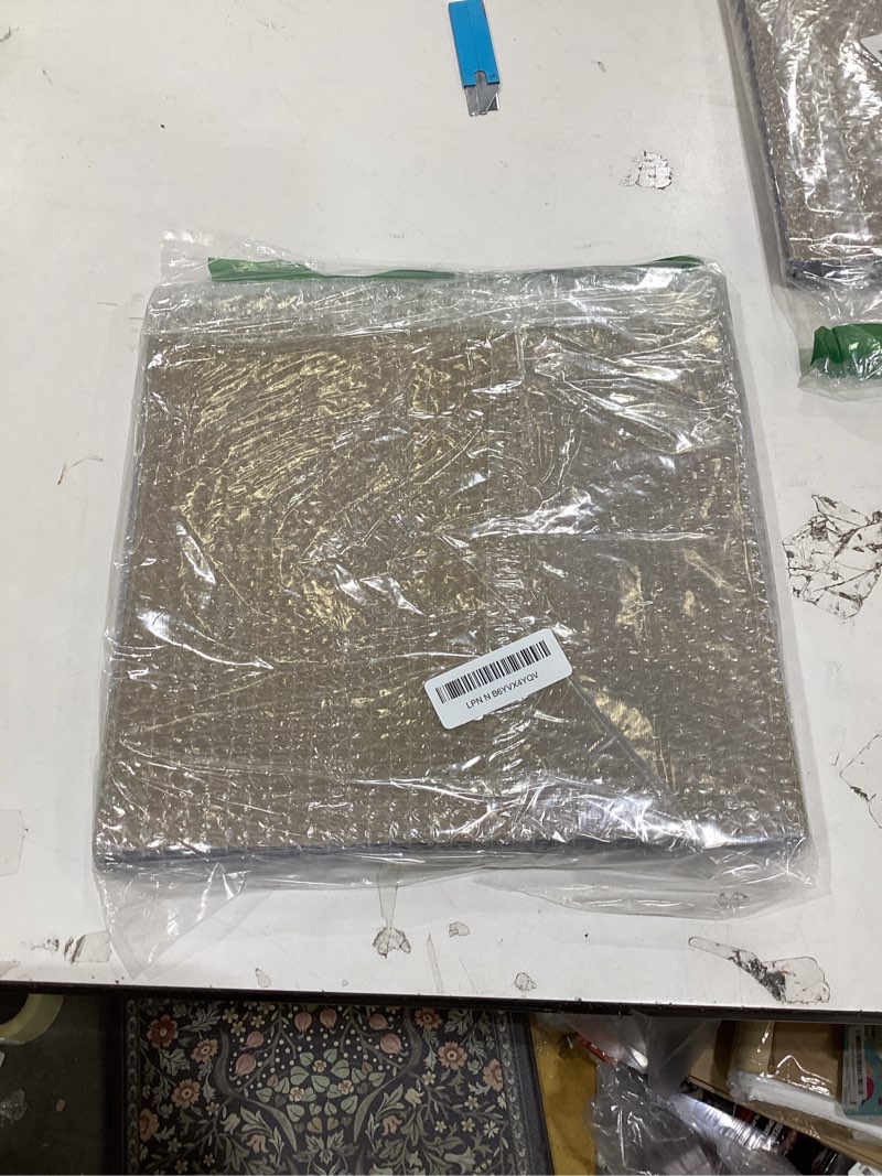 Condition photo showing New/Like New for 5 Pcs Blue Acrylic Sheets 12" x 12" x 1/8" Glossy Opaque Plexiglass Sheets, Acrylic Blanks Acrylic Panel for CNC Cutting Engraving and Art Crafts Painting DIY Display