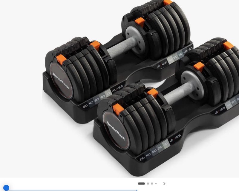 NordicTrack Select-A-weight Dumbbell Set