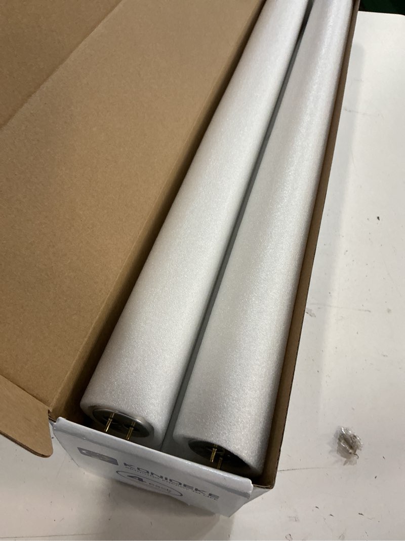 Condition photo showing Good Condition for f20t12/cw 20 watt light bulb cool white, 24 inch t12 fluorescent tube 20w compatible with philips sylvania ge light fixture g13 cap 4 count t12-20w 4pcs
