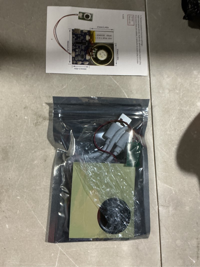 Condition photo showing Good Condition for module - 16mb push button activated sound module with speaker, type-c cable, and easy recording capability16 minutes for personalized greetings, diy projects, and holiday crafts (blue-1 pc)