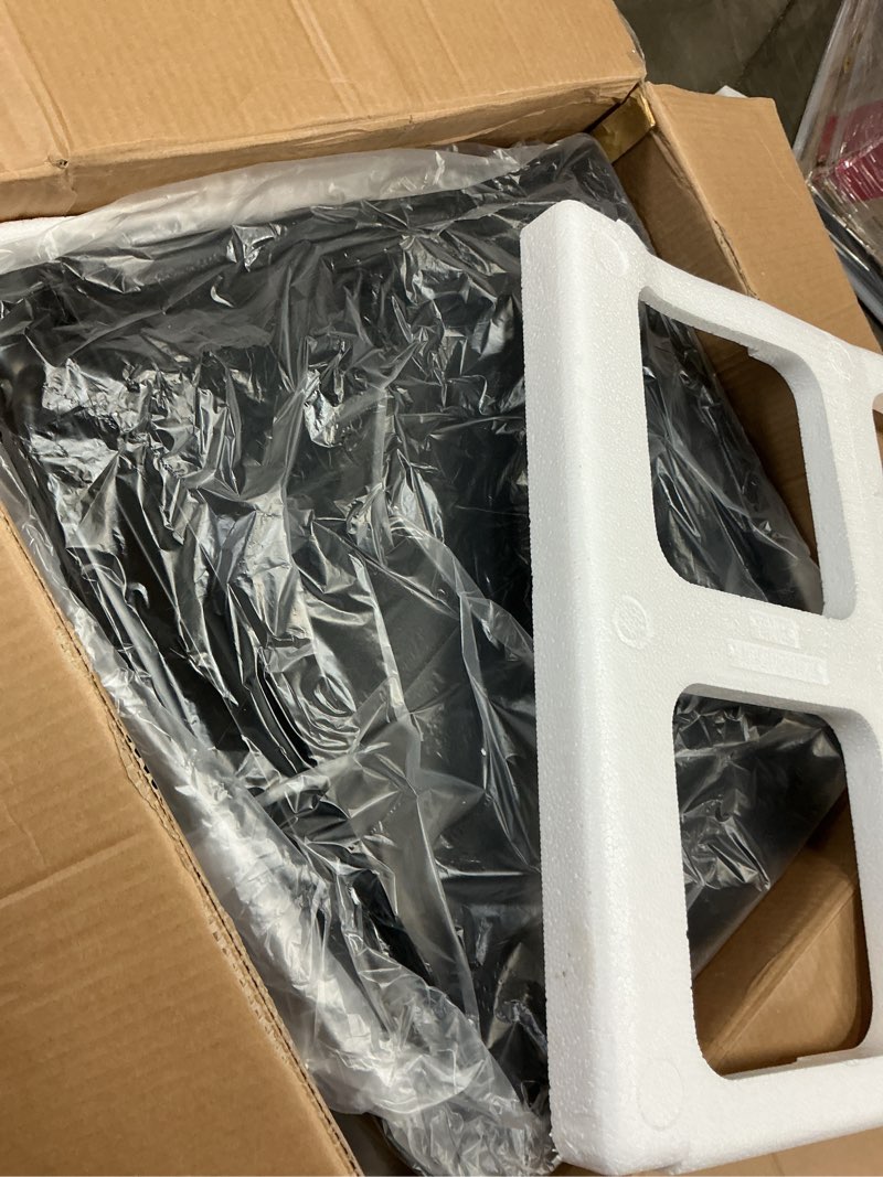 Condition photo showing As Is for Thomson - 4.5 Cu. Ft. Mini Fridge - Stainless Steel