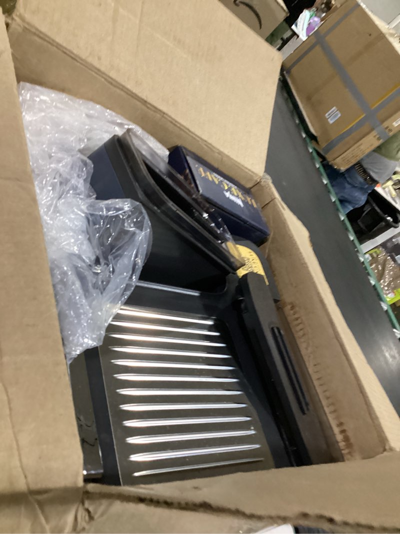Condition photo showing As Is for ninja luxe café premier 3-in-1 espresso machine, drip coffee, & rapid cold brew | built-in coffee grinder, hands-free milk frother, assisted tamper for cappuccinos & lattes | gunmetal | es601gm