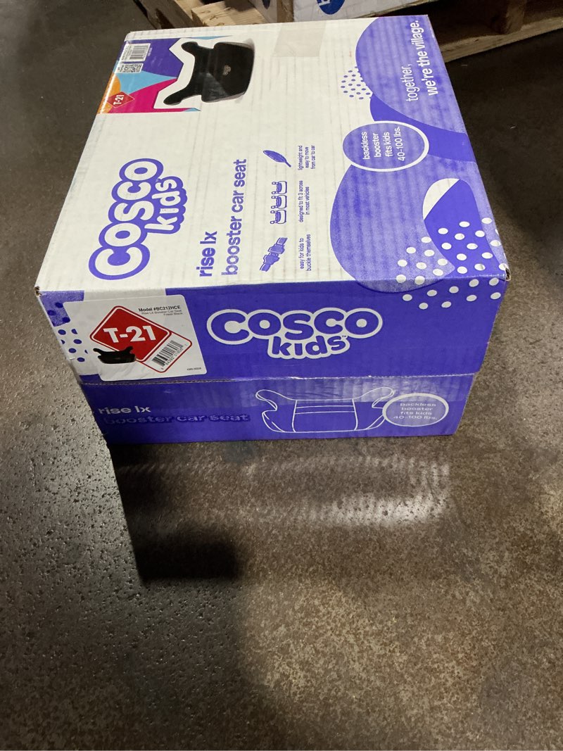 Condition photo showing Good Condition for cosco kids rise lx booster car seat, fossil black