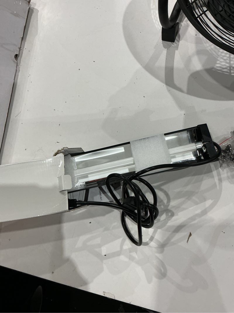 Condition photo showing Good Condition for t5 10.0 uvb reptile light fixture combo kit, 24w high output uva uvb light with upgraded wider alloy reflector for bearded dragons lizards tortoises and other desert or tropical reptiles (22.7inch)