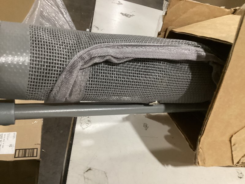 Condition photo showing Good Condition for Retractable Dog Gate with Cat Door 55" Wide Retractable Pet Gate with Cat Door Mesh Dog Gate Retractable Baby Gates for Doorway Retractable Puppy Gate for The House Retractable Outdoor Gate for Deck Gray 33" X 55"?With Cat Door ?