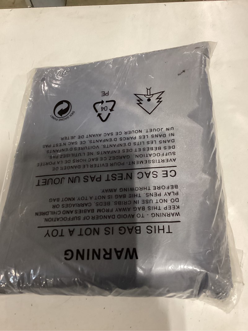 Condition photo showing Good Condition for startwo patio furniture covers waterproof, anti-uv tear-resistant 500d heavy duty 7-12 seats outdoor furniture cover for sectional sofa and table chairs, 110"x84"x28", grey grey 110"l x 84"w x 28"h