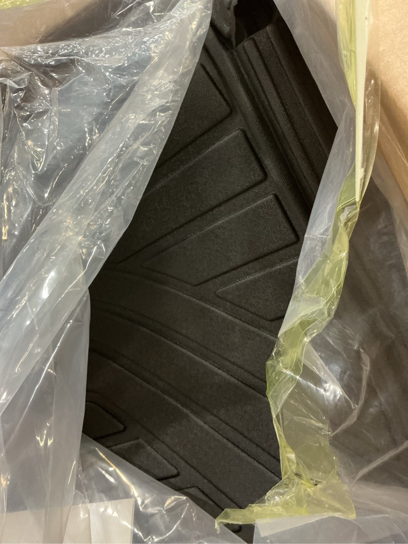 Condition photo showing Good Condition for large cargo liners with backrest mat for 2024 2025 mazda cx90 cx-90 7&8 seats(not for 6 seats), tpe all weather protection trunk mat with velcro rear seats backrest