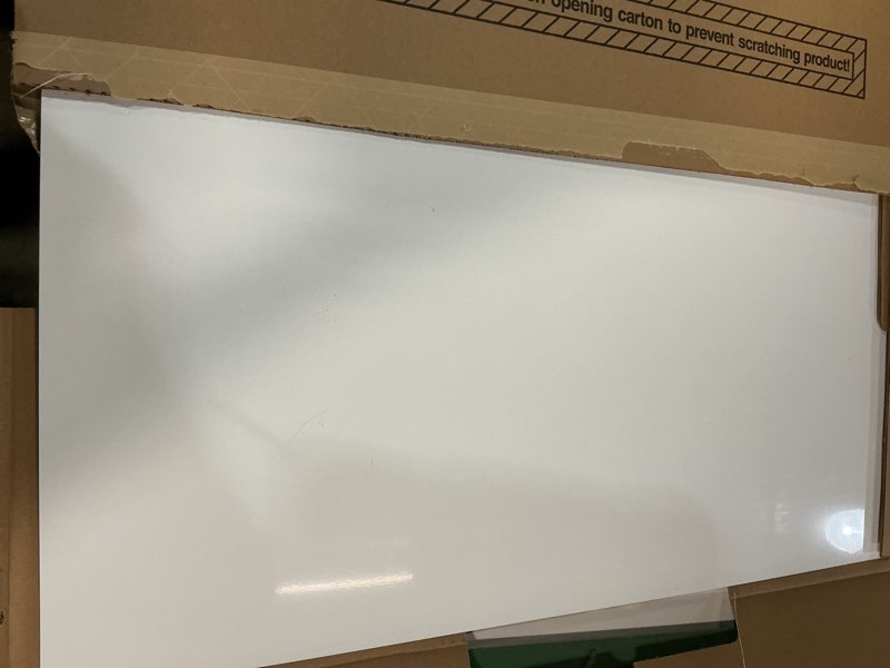 Condition photo showing Good Condition for Broan-NuTone, SP300224, Reversible Backsplash Splatter Guard and Cooking Shield, Range Hood Accessories to Keep Kitchen Clean, 30" x 24", Black and White, 1 24 by 30 Inch White/Black