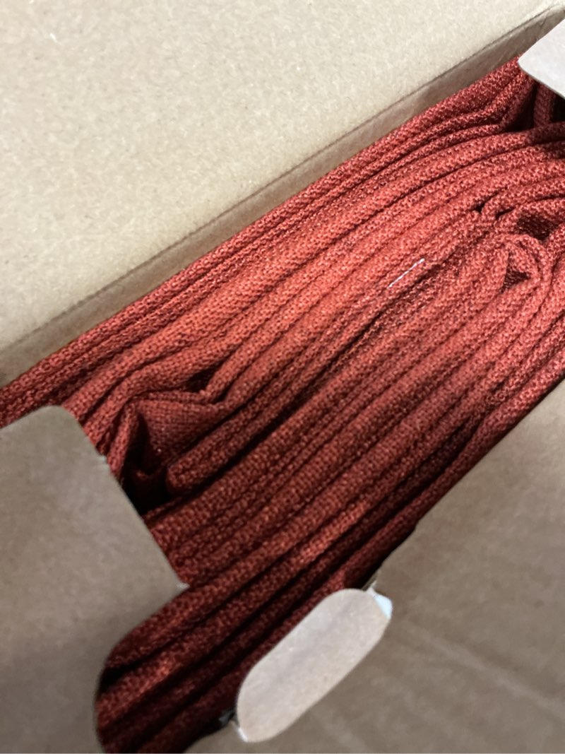 Condition photo showing Good Condition for miulee 100% blackout linen curtains for bedroom thermal insulated burnt orange grommet room darkening curtains & drapes rust terracotta fall decor for living room nursery 52 x 84 inch (2 panels) burnt orange 52"w x 84"l (pack of 2)
