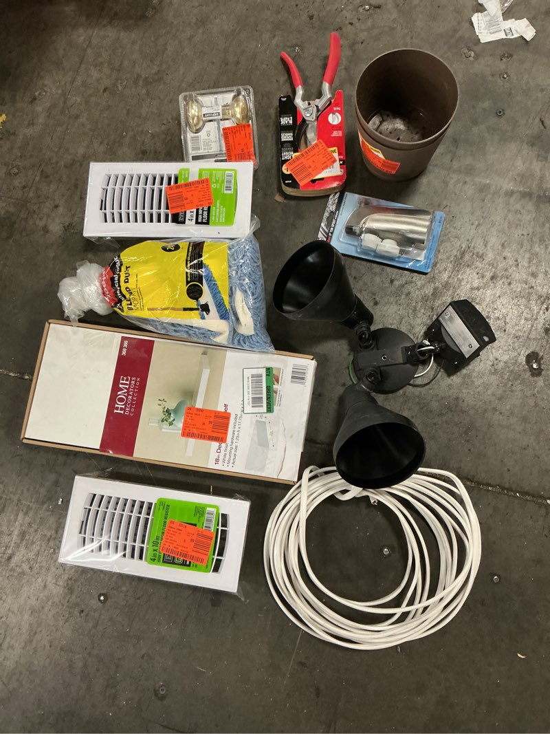 mixture of small assorted tools, screws, latches, and home repair accessories
