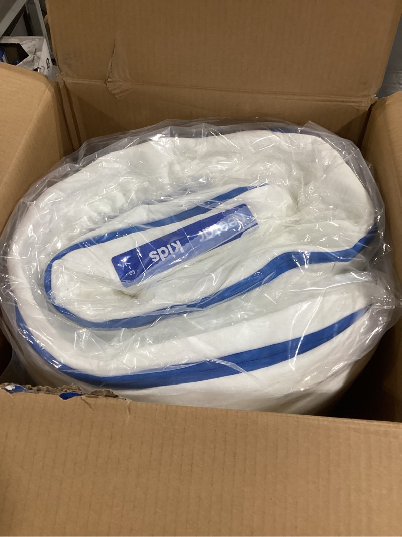 Condition photo showing New/Like New for nectar kids twin mattress 8” - 2-sided design for growing children - pressure relieving memory foam - fiberglass free - 365 night trial - mattress in a box