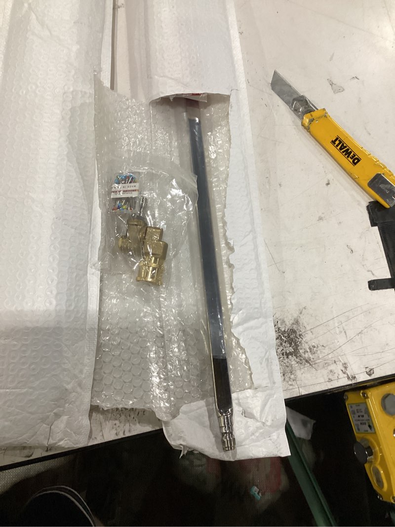 Condition photo showing New/Like New for nifual car radiator cleaning wand,radiator cleaner wand,radiator flush and cleaner tool,home car truck power washer wand,pressure washer jetter nozzle flat wand fit over 2000psi pressure washer 100cm wand