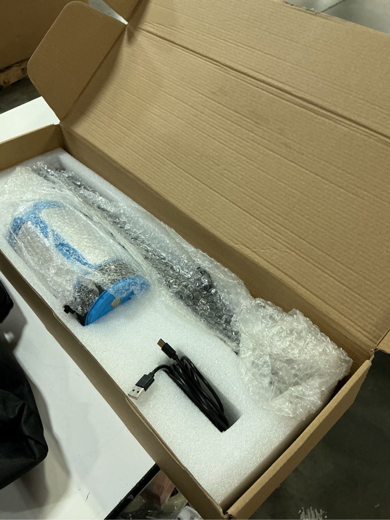 Condition photo showing Good Condition for t-sun rechargeable camping light with stand, adjustable led work light | blue,6000k cool white dimmable portable lantern for outdoor tent,emergency power outage,hurricane-includes detachable tripod