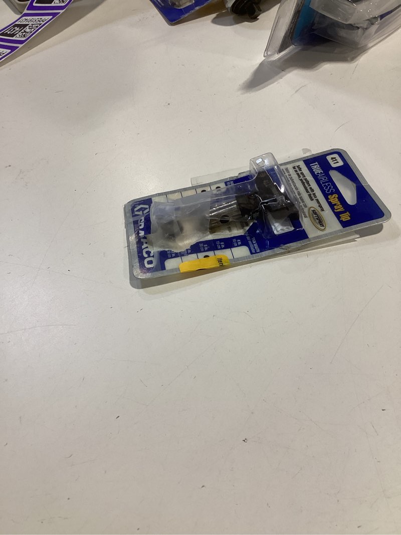 Condition photo showing As Is for graco trueairless 411 0.011-in hole 0.65-in length paint sprayer tip