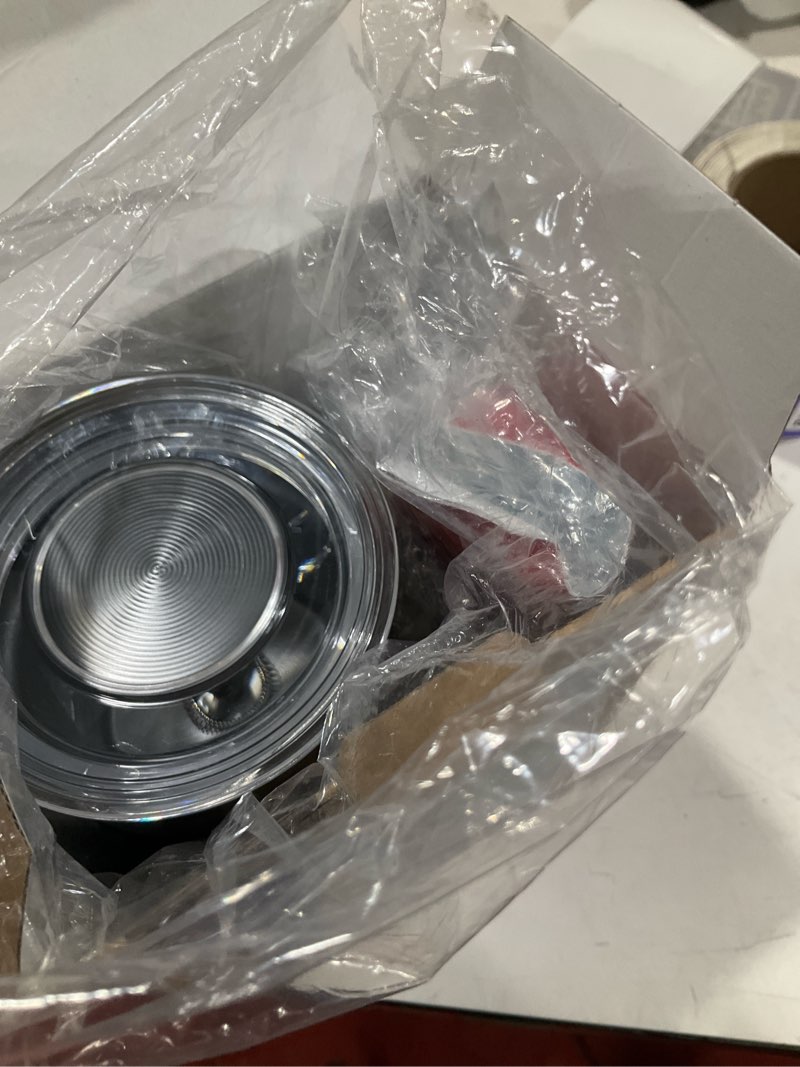 Condition photo showing Good Condition for stainless steel milk frother, waterproof & fully dishwasher safe, 4 modes for hot/cold foam, latte, cappuccino, one-touch operation, ergonomic grip, compact coffee maker