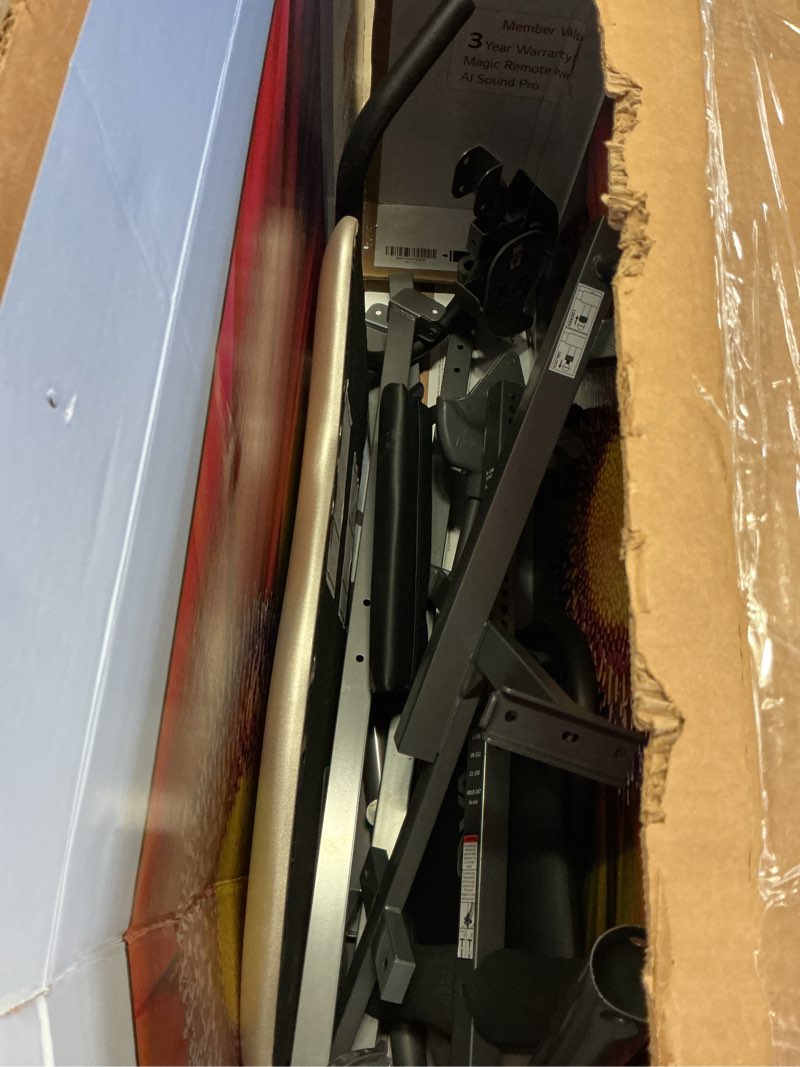 Condition photo showing As Is for Innova Health and Fitness Inversion Table with Adjustable Headrest, Reversible Ankle Holders, and 300 lb Weight Capacity Premium