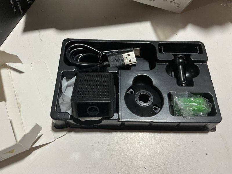 Condition photo showing Good Condition for 4k hd indoor camera for indoor security with app control motion detection & night vision wireless wifi rechargeable pet camera for home/office phone app control & real-time alerts