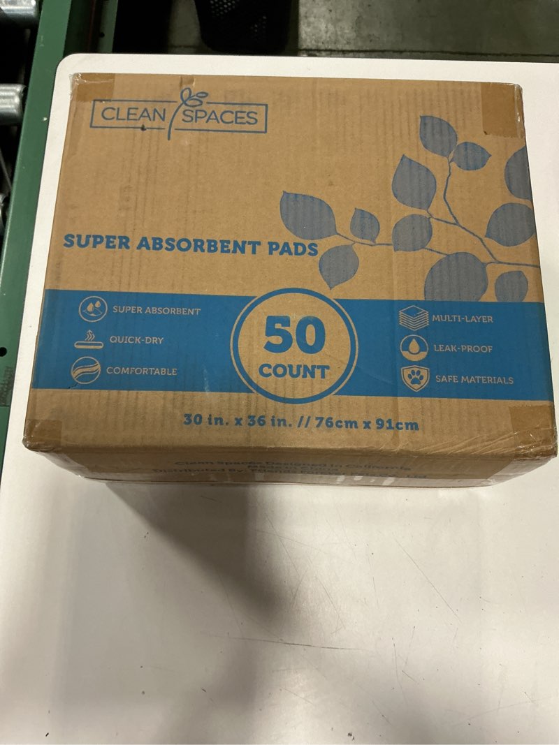 Condition photo showing New/Like New for 30" x 36" 50 Count Super Absorbency Disposable Bed Pads for Adults, Leakproof Quick Drying Underpads for Adults Baby Puppy, Incontinence Pads, Puppy Pad Dog Training Pee Pads 30"x36" 50.0