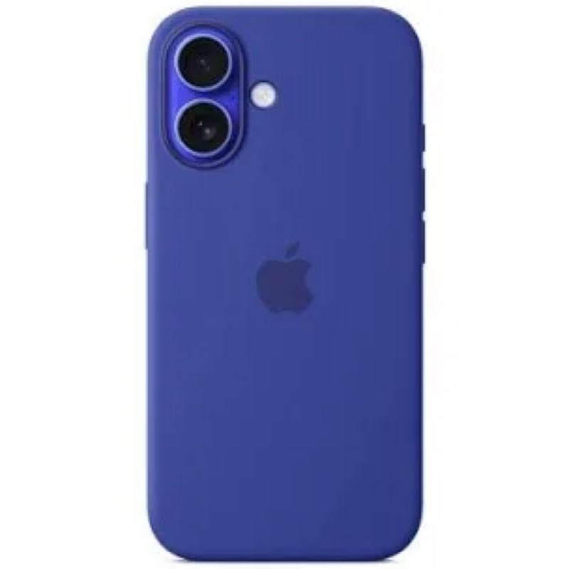 Iphone 16 silicone case blue
