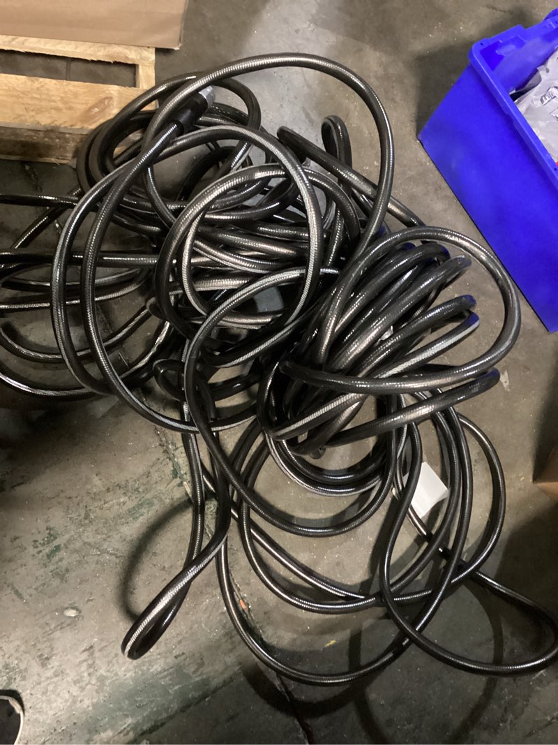 Condition photo showing Good Condition for neverkink teknor apex 5/8-in x 100-ft heavy-duty kink free vinyl gray coiled hose