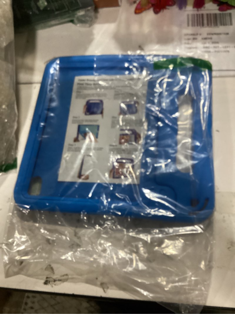 Condition photo showing Good Condition for bmouo kids case for ipad a16 11th generation 11" 2025/ipad10th generation 10.9 inch 2022 - with screen protector, shockproof covertible handle stand ipad 11th/10th generation case for kids, blue