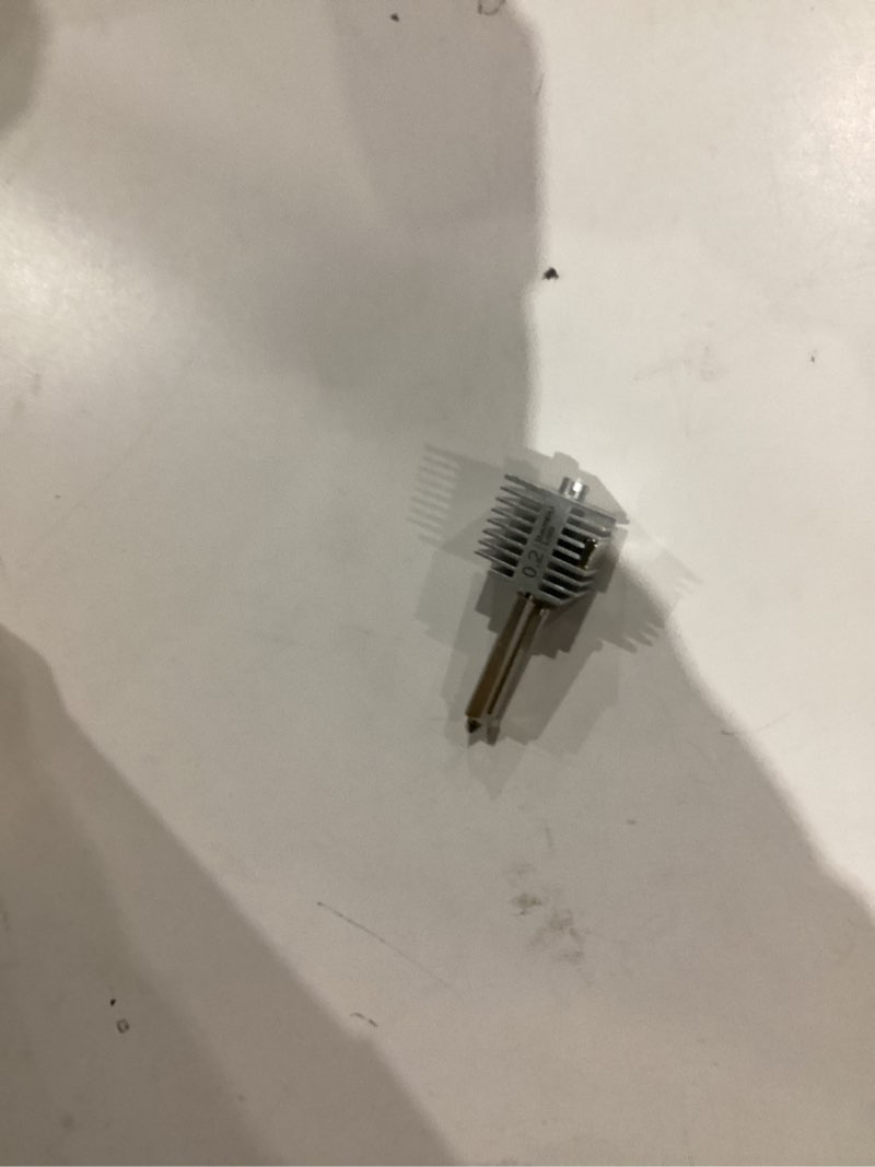 Condition photo showing As Is for a1/a1 mini 3d printer hotend bambulab original with 0.2mm nozzle stainless steel for bambu lab a1 series 3d printer accessories