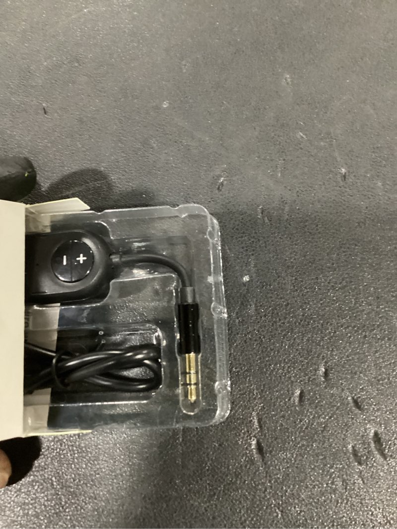 Condition photo showing New/Like New for bluetooth 5.3 transmitter receiver, 2-in-1 3.5mm aux audio wireless transmitter for airplane, tv, pc, gym, tablets, ps4, bluetooth audio receiver for car, headphones, speaker, amp - black