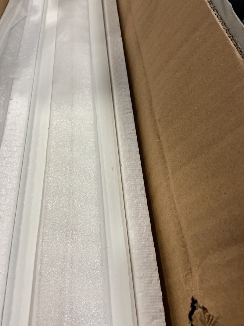 Condition photo showing Good Condition for 24" x 12" heavy duty mdf wood shelf liners 4 pcs, odor-free solid panels, 0.6 inch thick wire rack covers for pantry, closet & garage storage (white)