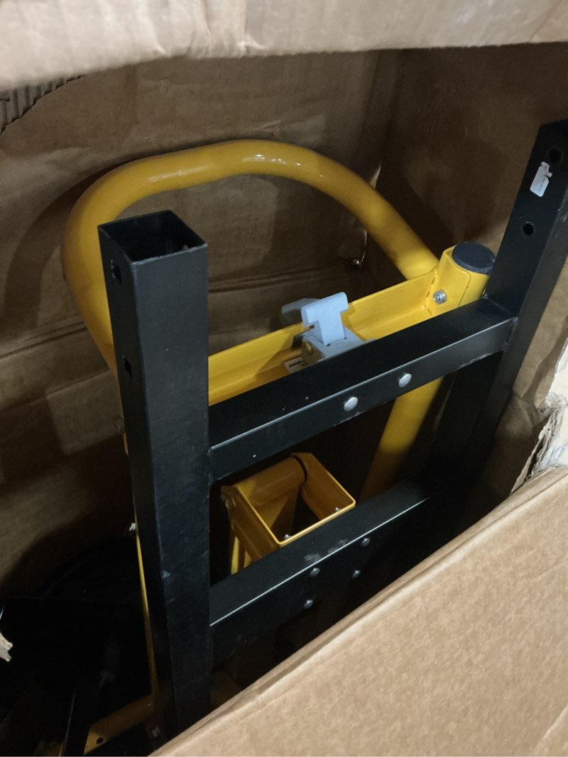 Condition photo showing Good Condition for 3 in 1 convertible hand truck dolly cart with 10" pneumatic tire,1000lbs capacity hand trucks heavy duty,hand cart with bungee cords for logistics, shopping, home, office moving(black yellow)