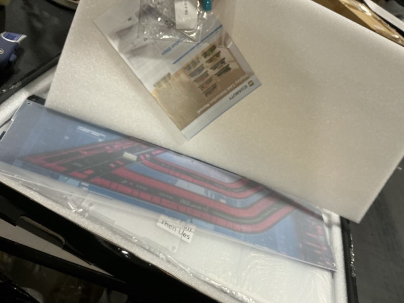 Condition photo showing Good Condition for wowstar 12-pack 24"x24" drop ceiling tiles, waterproof glue up vintage style 3d ceiling tiles, black black-12 pcs