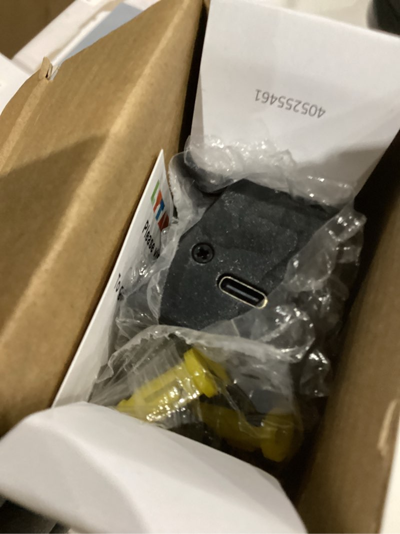 Condition photo showing Good Condition for Rechargeable Motion Sensor Ceiling Light, Full Metal Battery Powered LED Closet Light, 3 Color 500LM Dimmable with Remote & Timer, Magnetic Cordless Mount for Shower, Hallway, Garage, Pantry -Black Black 16'' Ceiling